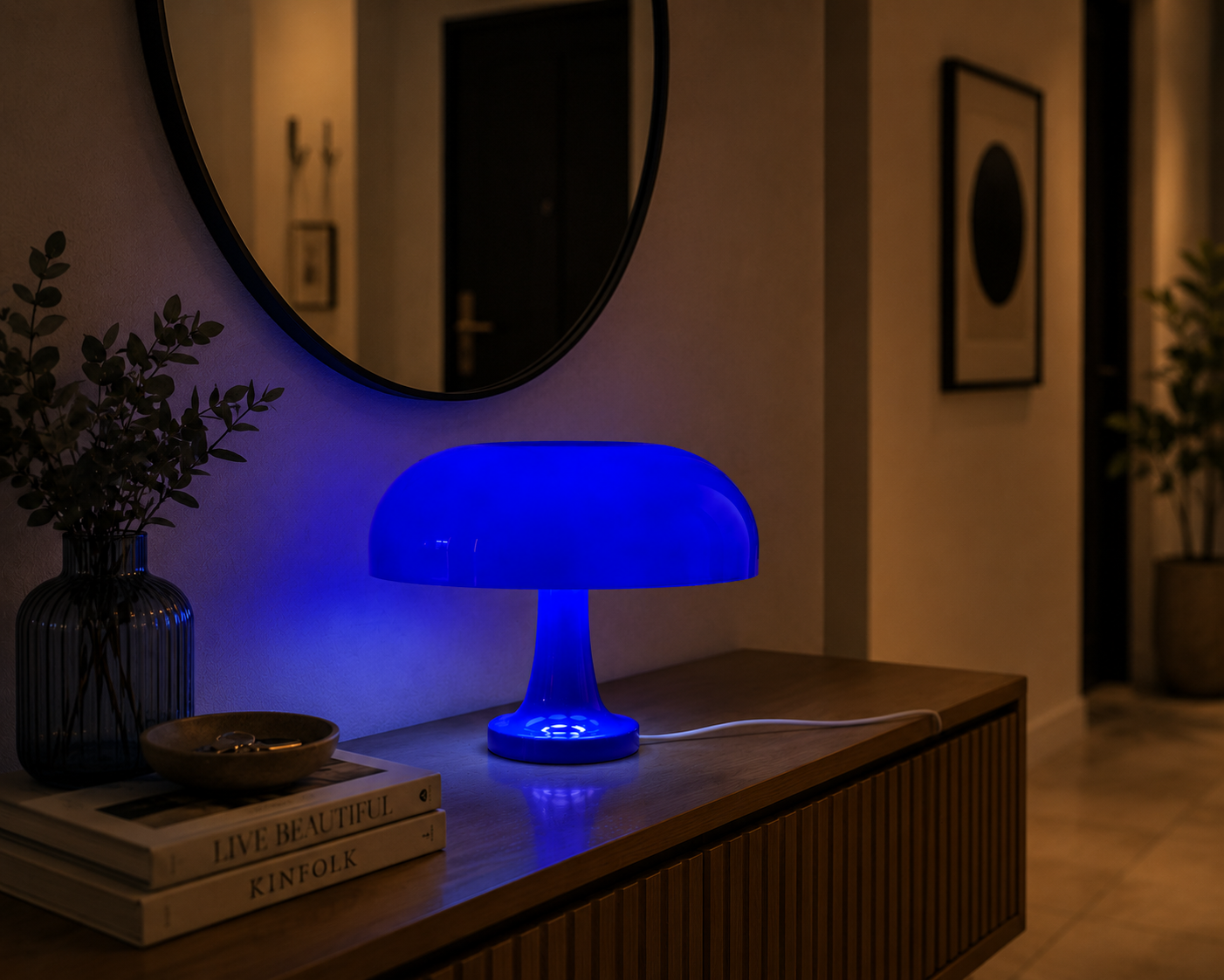 LUMINA COBALTO – Ikonisches Lichtdesign in tiefem Cobaltblau