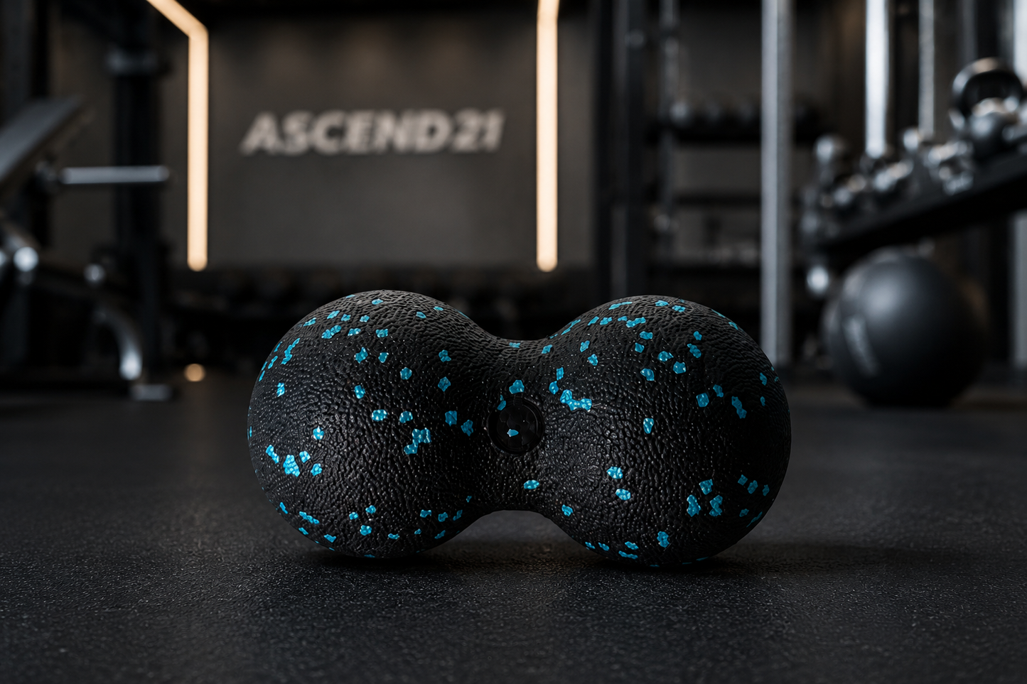 PEANUTROLL® Faszienrolle Erdnussform – Double Ball Massageball für Rücken, Nacken & Wirbelsäule – Triggerpunkt Massage zur Muskelentspannung & Regeneration – EVA Faszienball mittelfest