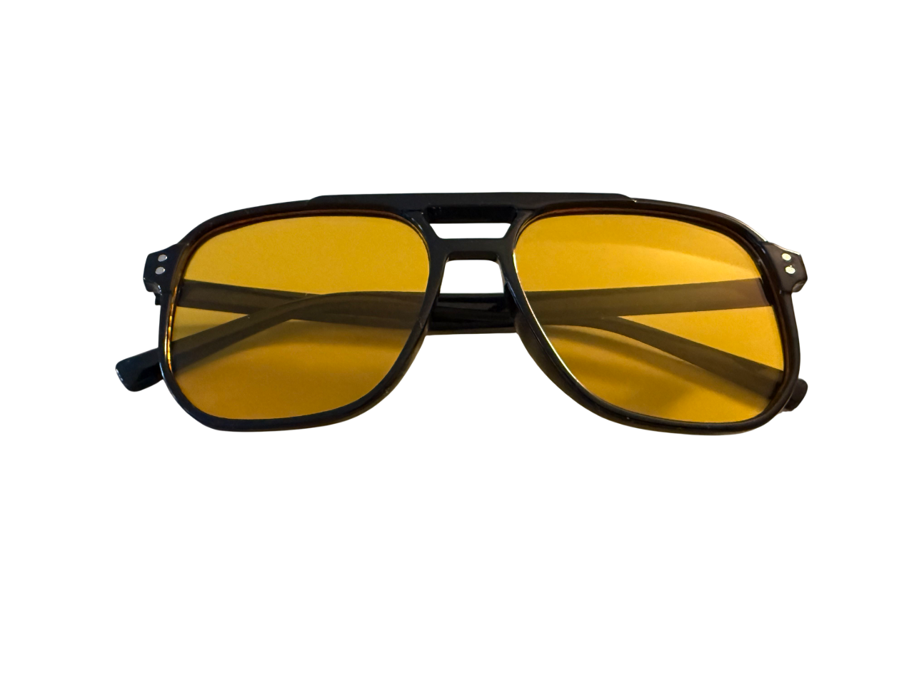 Retro Vibes - Deko-Sonnenbrille Gelb