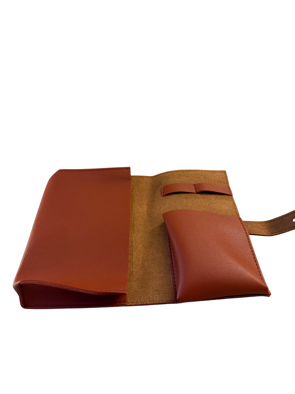 Cable Mate - Braunes Kunstleder-Etui für Ladekabel