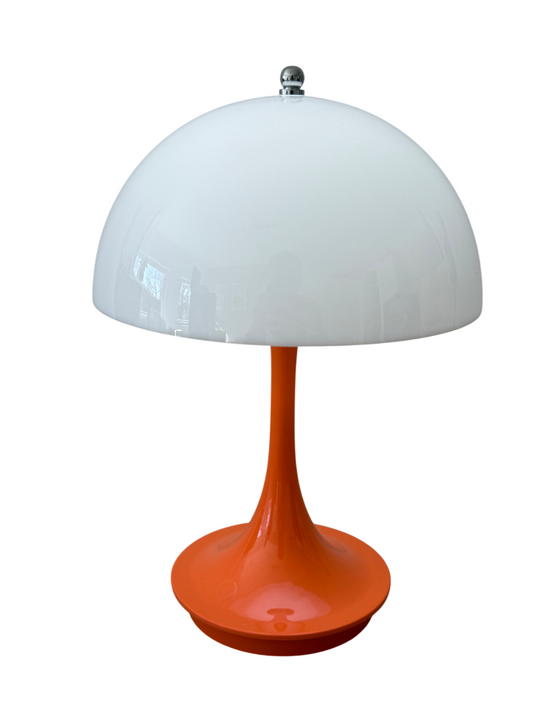 Limitierte Amber Flux Pilzlampe - orange Deko im Sommer