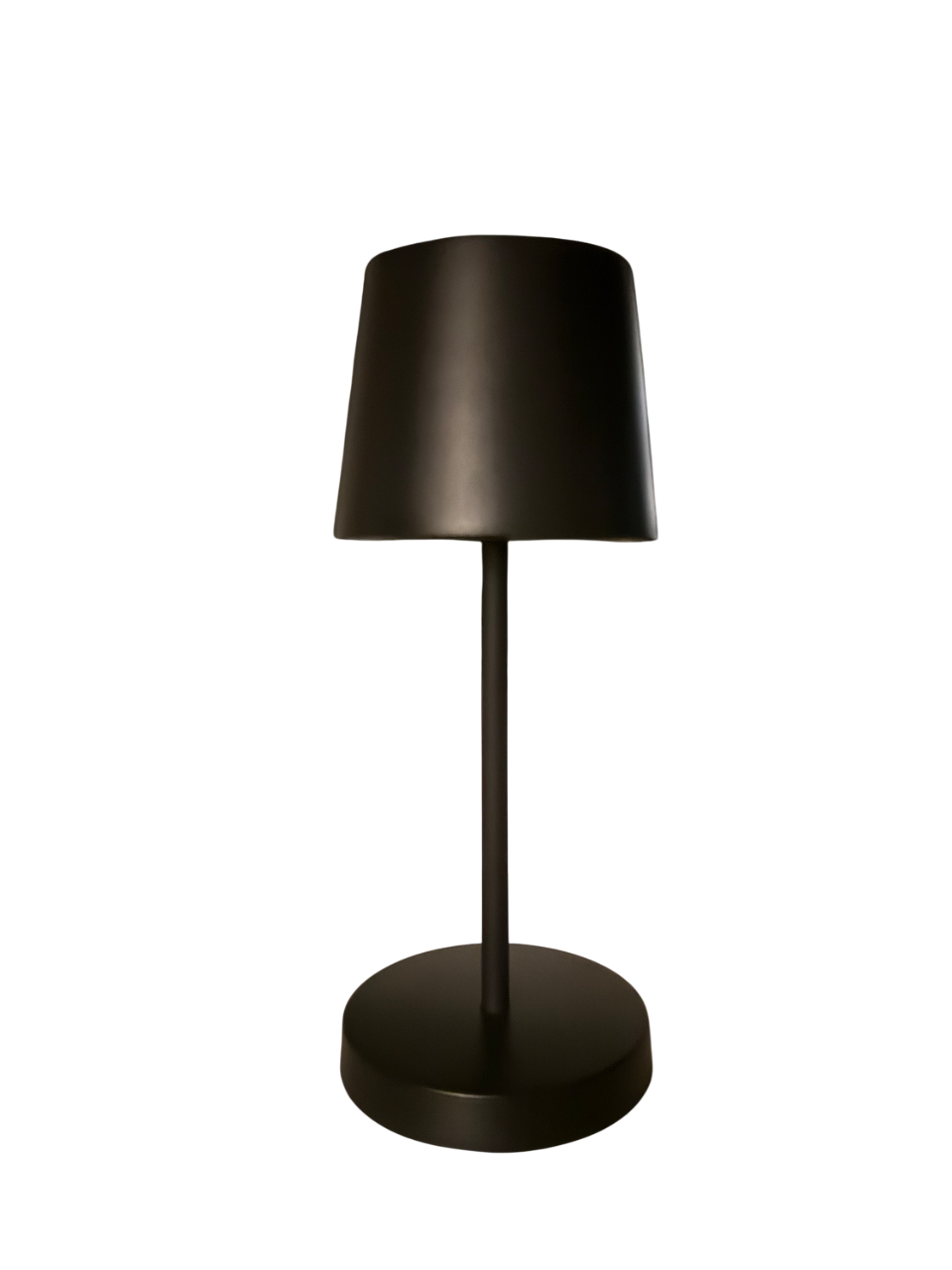 Schwarze LED-Akku-Lampe – Made in Germany