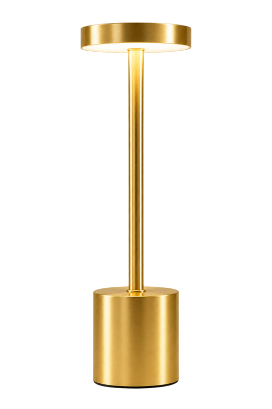 ASCEND 21 AURORA GOLD TOUCH – LED-Tischlampe in Gold – Touch-Dimmer – Mobile Designleuchte für Wohnzimmer, Schlafzimmer & Sideboard