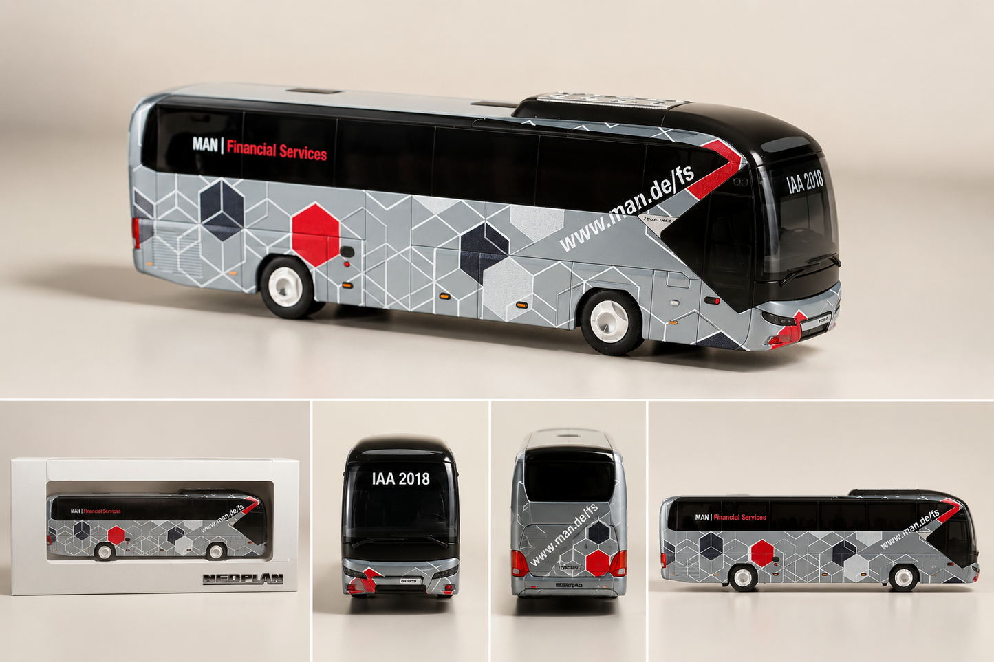 NEOPLAN Reisebus Modell – MAN Financial Services IAA 2018 – Sammlermodell