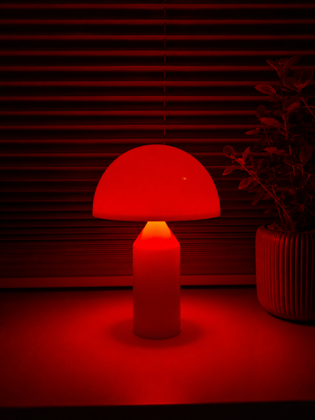 ASCEND21 Mushroom Groove Pilzlampe – Bunte LED Tischlampe mit 7 Farbmodi & Lichteffekten – Dekorative Retro Tischleuchte für Wohnzimmer, Schlafzimmer, Gaming Zimmer & Sommer Deko