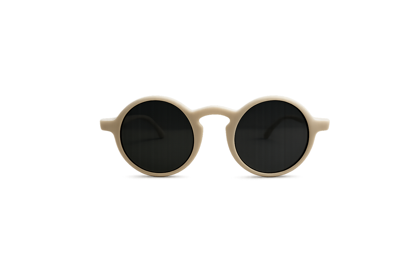 ASCEND 21 Soléa Deko-Sonnenbrille Beige-Weiß – Mediterrane Dekobrille im minimalistischen Design – Stilvolles Wohnaccessoire für Regal, Sideboard, Schaufenster & Fotostyling