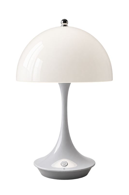 ASCEND 21 Slate Calm LED Pilzlampe Grau – Moderne Design Tischlampe mit 3 Lichtfarben – Dimmbares Stimmungslicht für Wohnzimmer, Schlafzimmer & Nachttisch