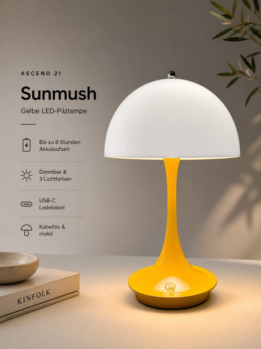ASCEND 21 Sunmush – Die strahlende gelbe Pilzlampe