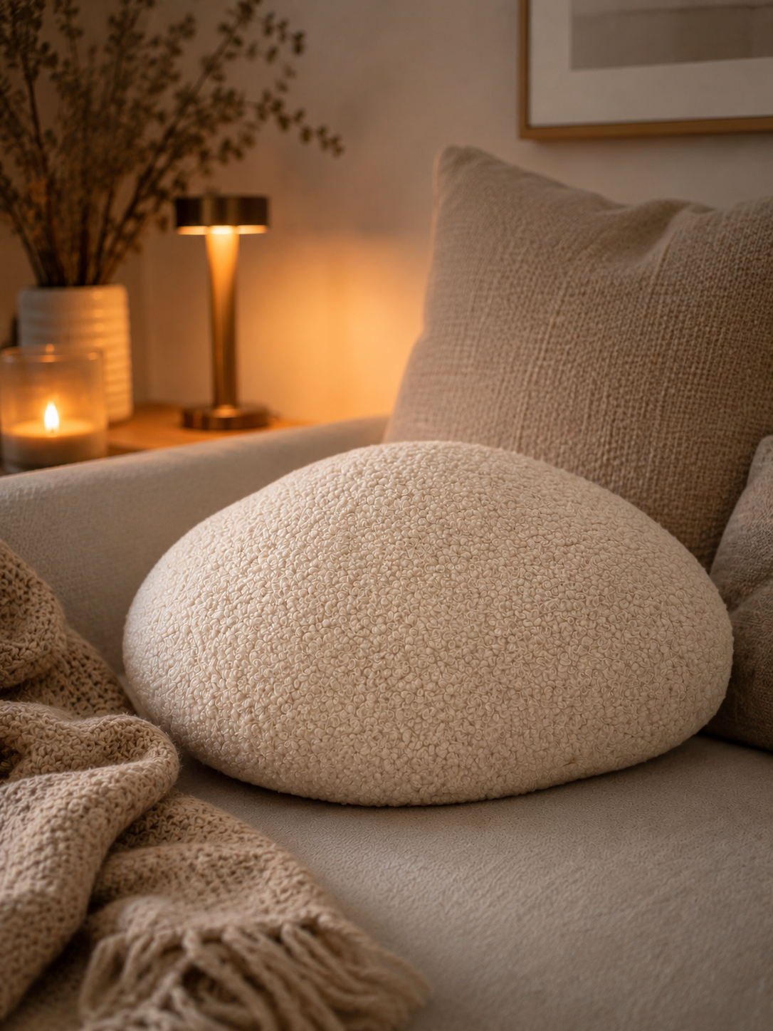 ASCEND 21 Urban Calm Zierkissen – Modernes Dekokissen für Sofa, Bett & Sessel, Weiches Wohnkissen im skandinavischen Design, Kissen für Wohnzimmer & Schlafzimmer