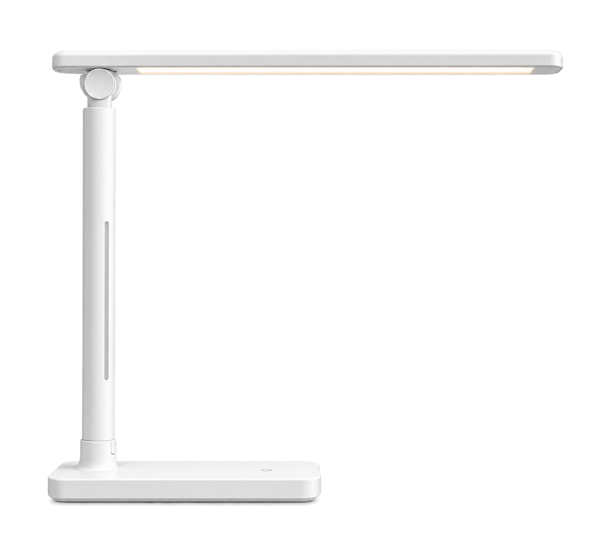ASCEND 21 LINEA WHITE™ -- Minimalistische LED-Tischlampe in Weiß mit verstellbarem Design