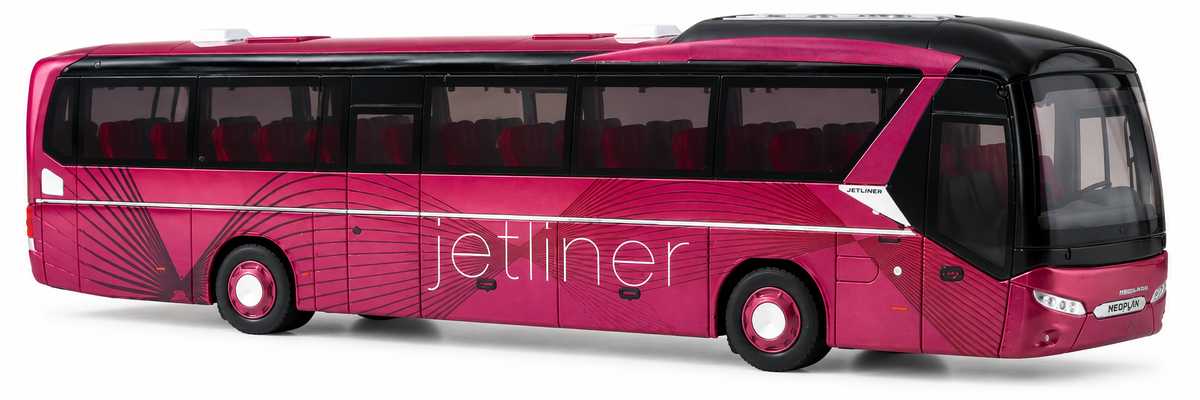 Rietze Neoplan Jetliner – Busmodell in Magenta | Sammlermodell Made in Germany