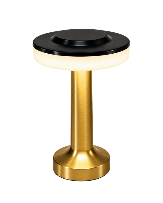 ASCEND 21 Solaris Glow LED-Tischlampe Gold – Moderne Designlampe