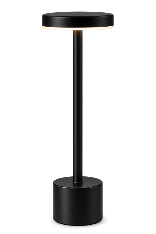 ASCEND 21 AURORA BLACK TOUCH™ LED-Tischlampe – Mattschwarze Designleuchte mit Touch-Dimmer – mobile Tischleuchte für Wohnzimmer, Schlafzimmer & Schreibtisch