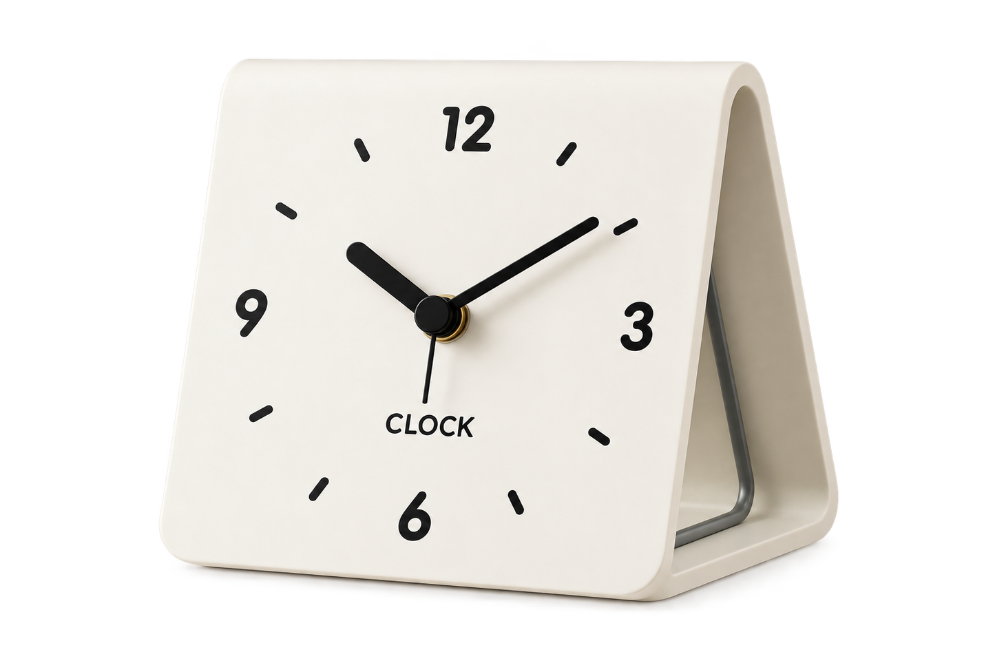 ASCEND 21 Nordic Pace Tischuhr – Minimalistische analoge Design-Uhr – Kompakte Tischuhr für Nachttisch, Schreibtisch, Regal & modernes Interior