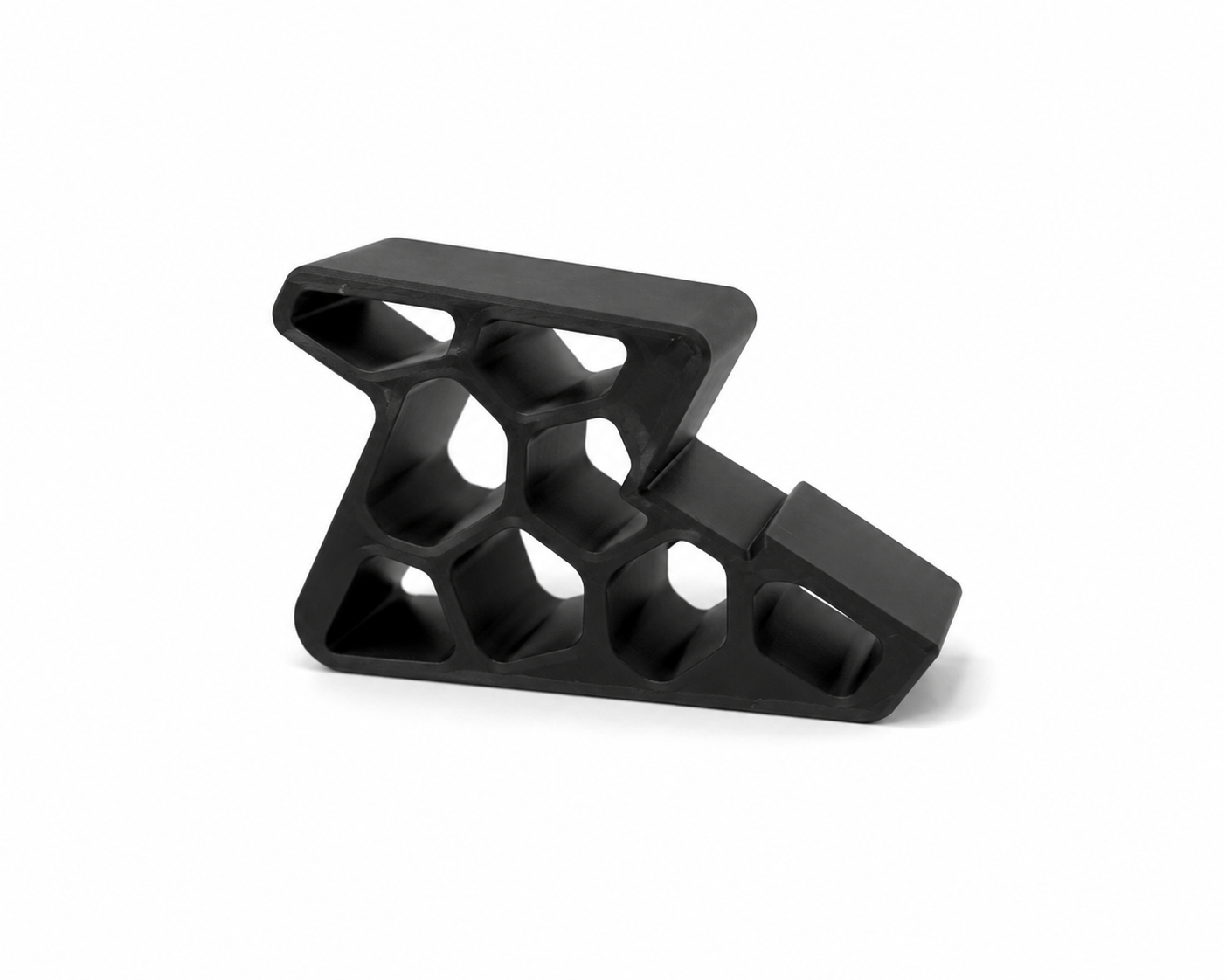 EDGE FORM™ Design Türstopper – Moderner Boden-Türhalter mit skulpturaler Form | Schwerer Türkeil für Innentüren | Minimalistisches Wohnaccessoire für Zuhause, Büro & Interior Design
