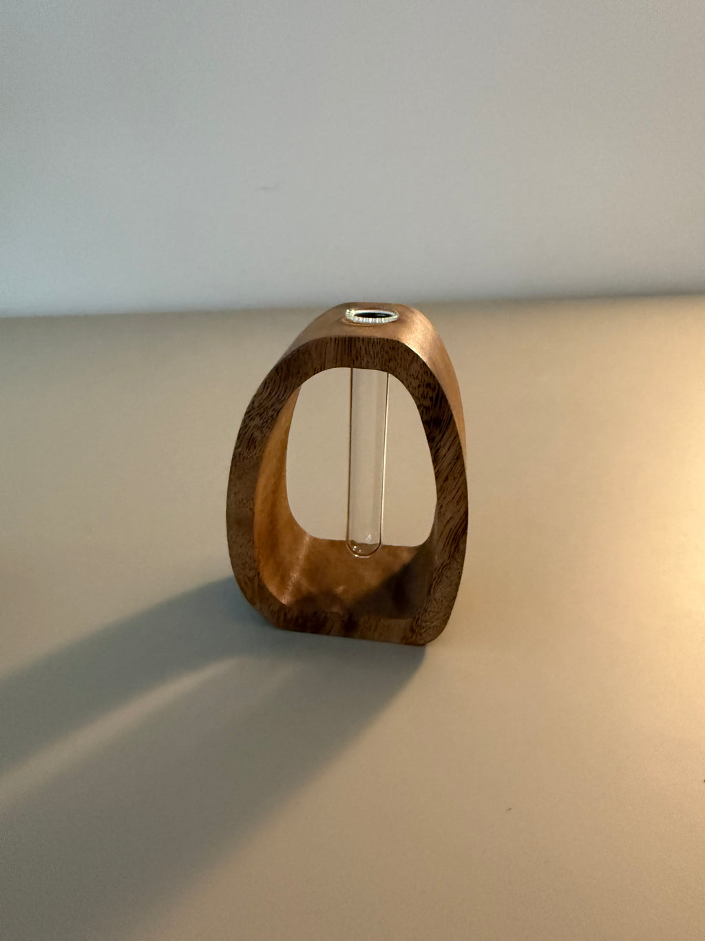 Limitierte Timber Glow Holz-Dekovase - natürlich im Sommer