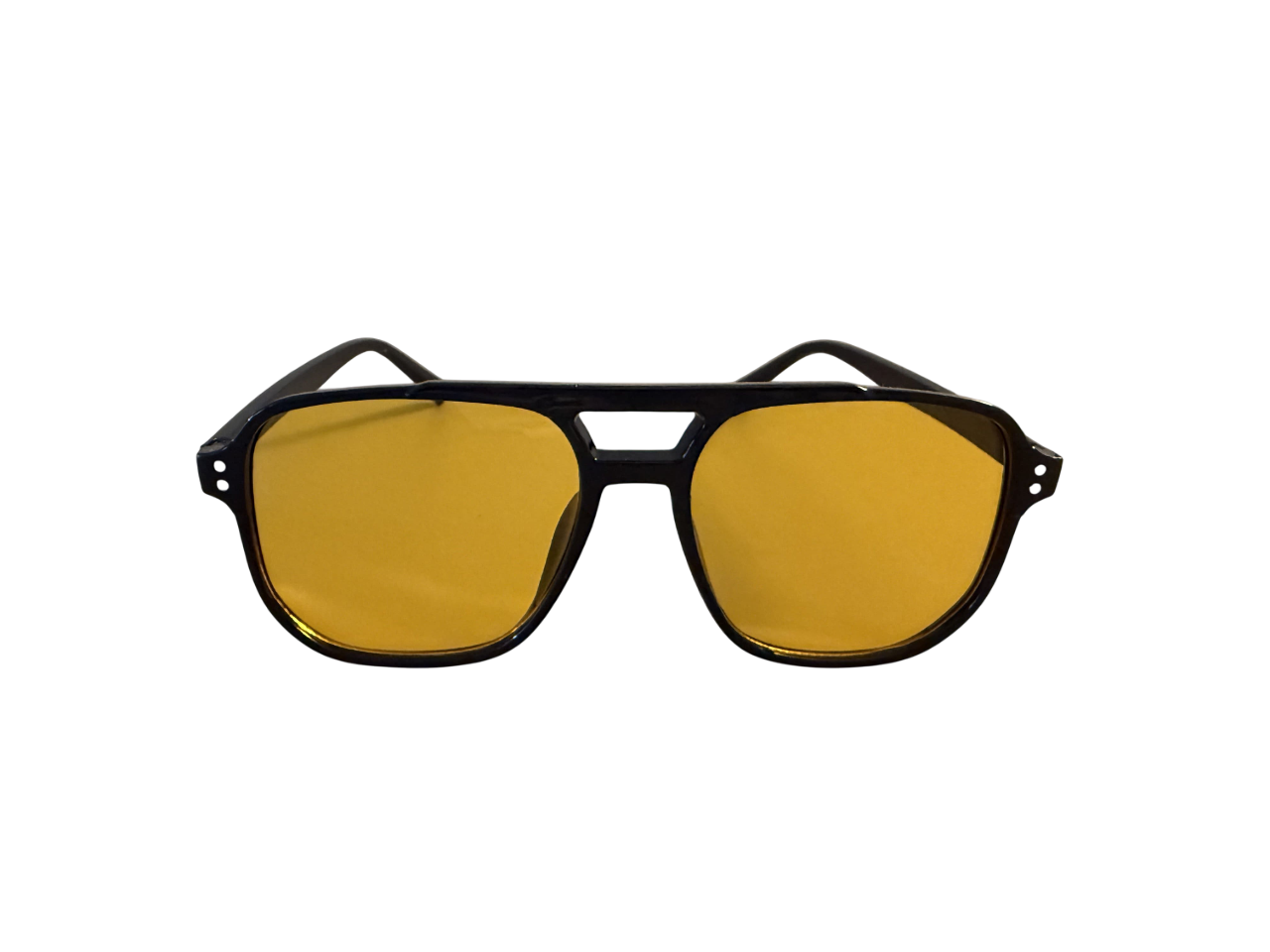 Retro Vibes - Deko-Sonnenbrille Gelb