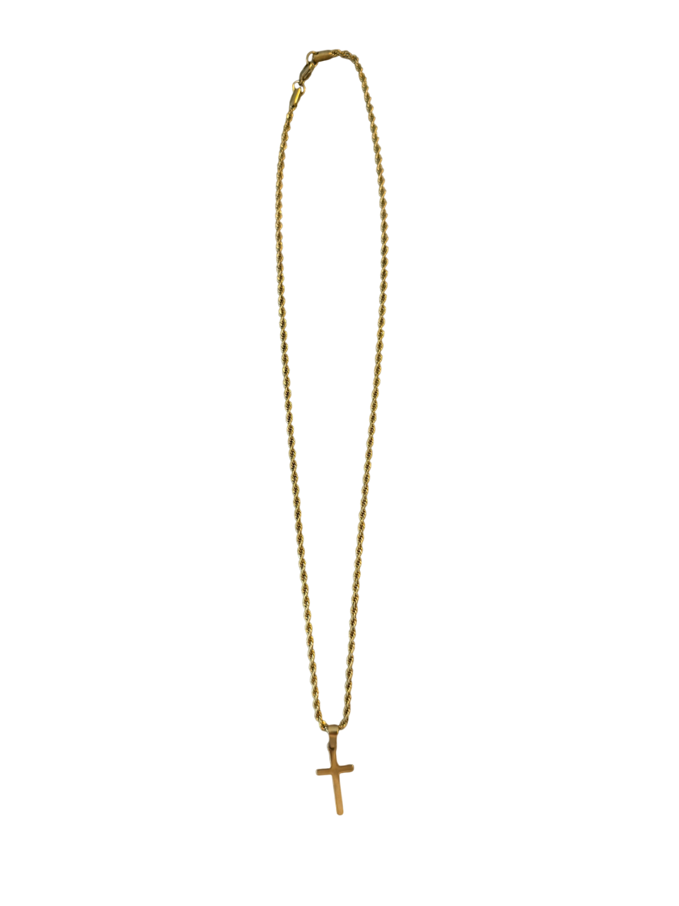 Faith Chain - Goldkette mit Kreuzanhänger