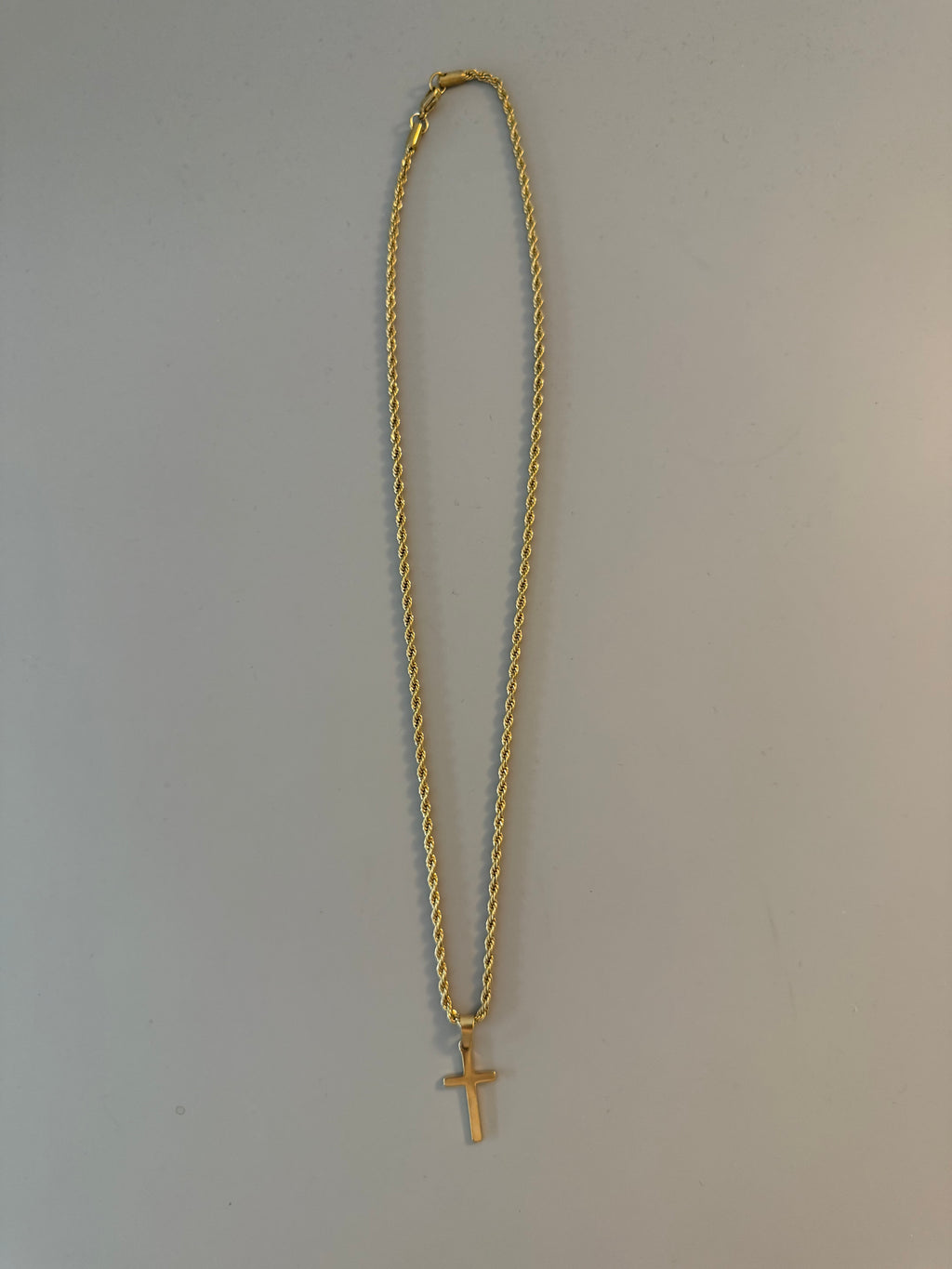 Faith Chain - Goldkette mit Kreuzanhänger