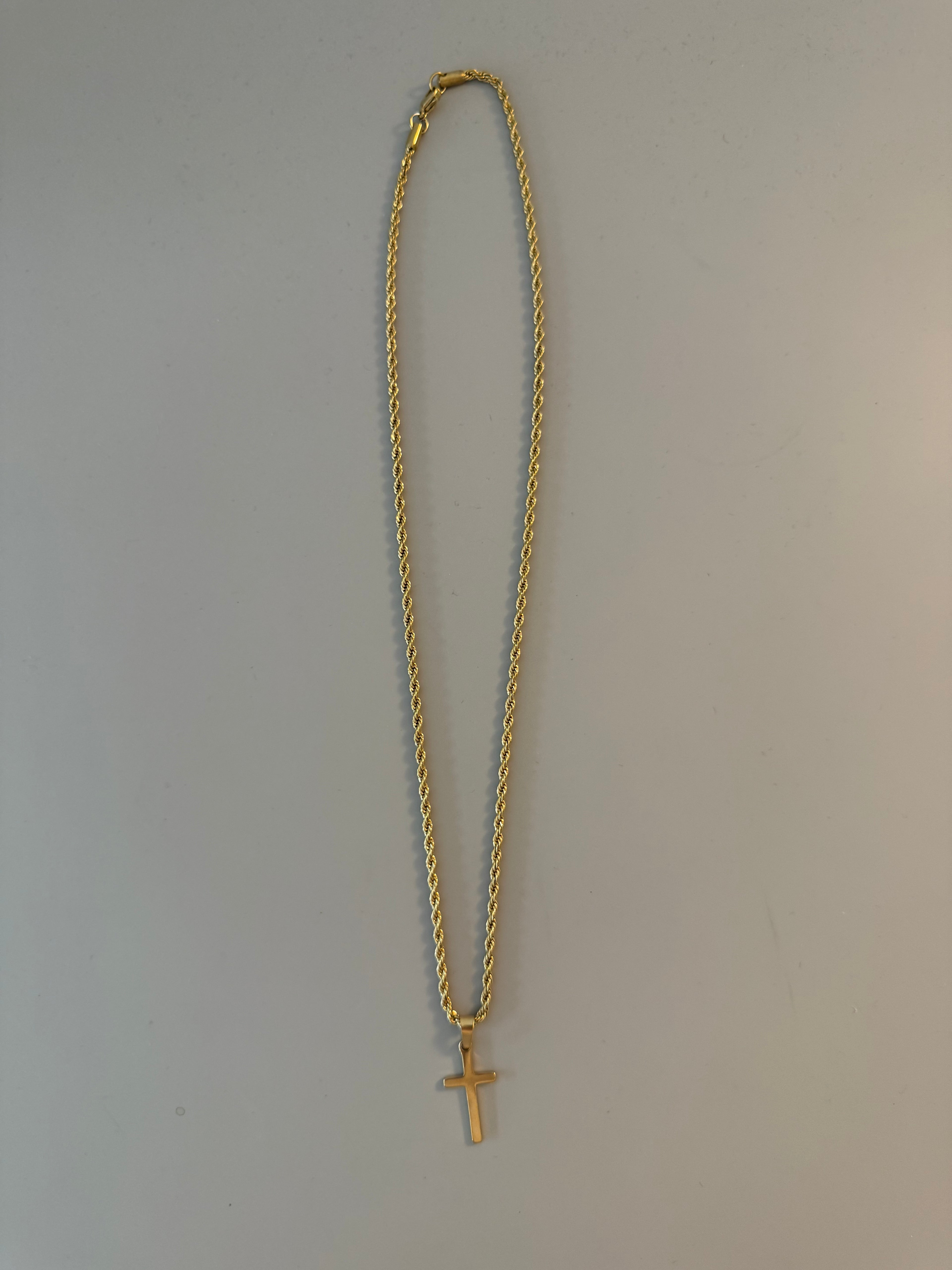 Faith Chain - Goldkette mit Kreuzanhänger