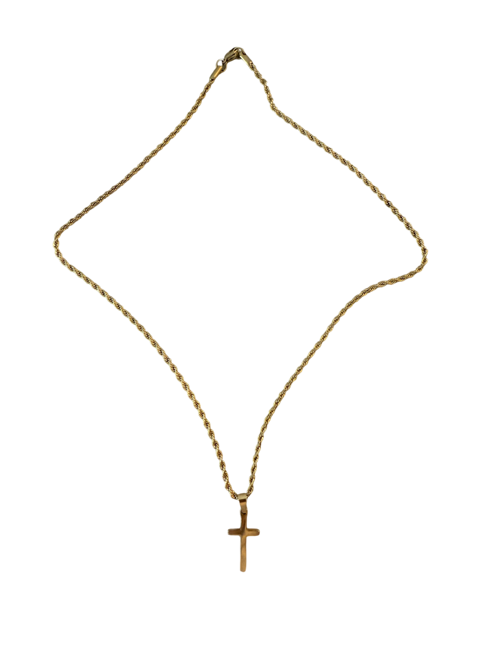 Faith Chain - Goldkette mit Kreuzanhänger