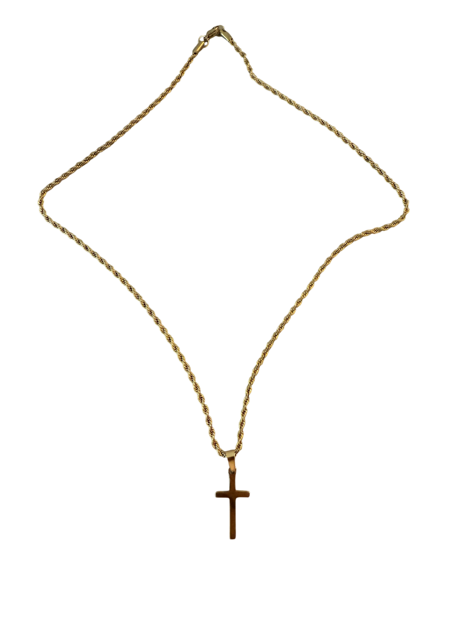 Faith Chain - Goldkette mit Kreuzanhänger