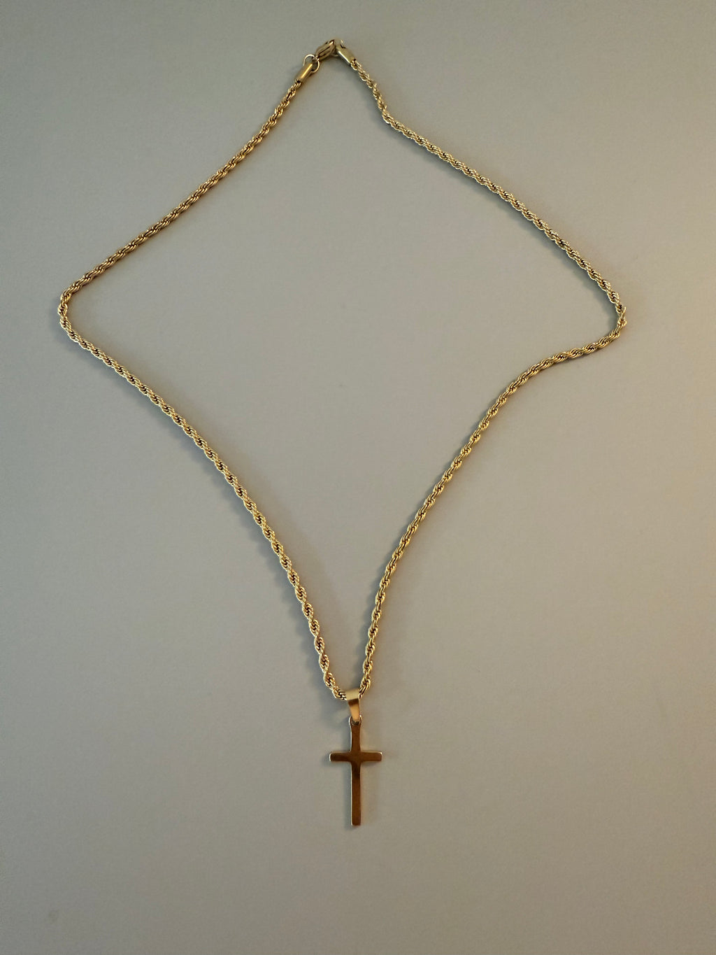 Faith Chain - Goldkette mit Kreuzanhänger