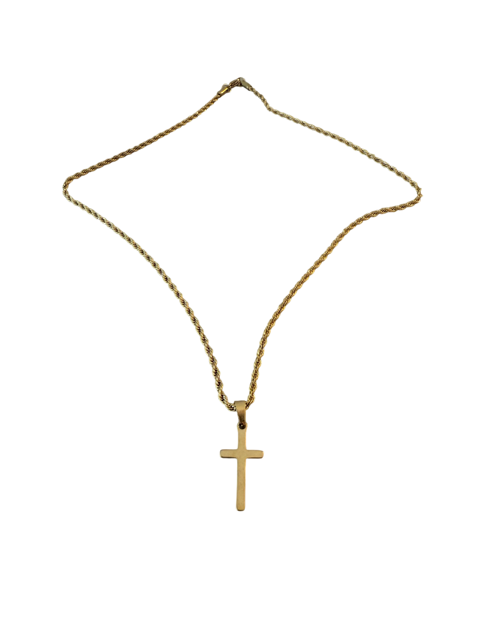 Faith Chain - Goldkette mit Kreuzanhänger