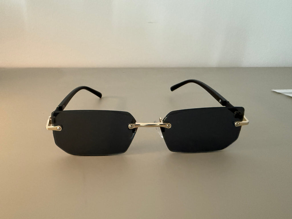 Deko-Sonnenbrille Urban Black – Schwarze Gläser, cooler Look