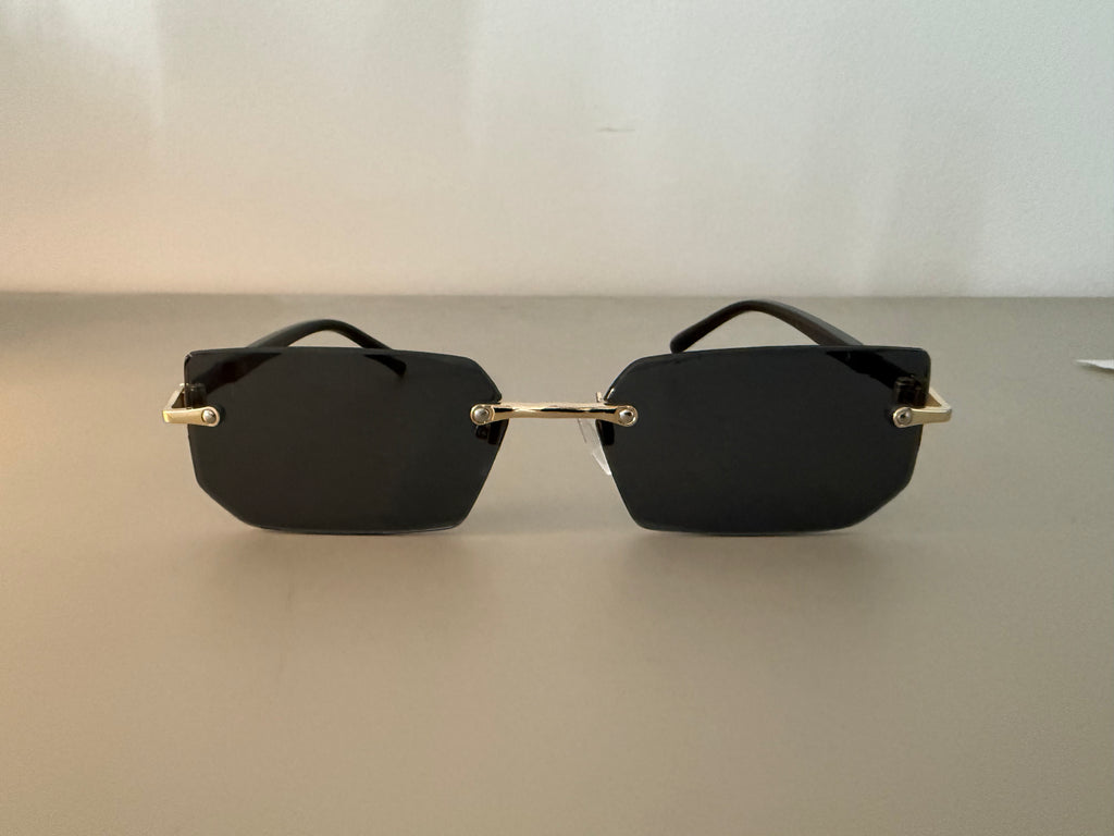 Deko-Sonnenbrille Urban Black – Schwarze Gläser, cooler Look