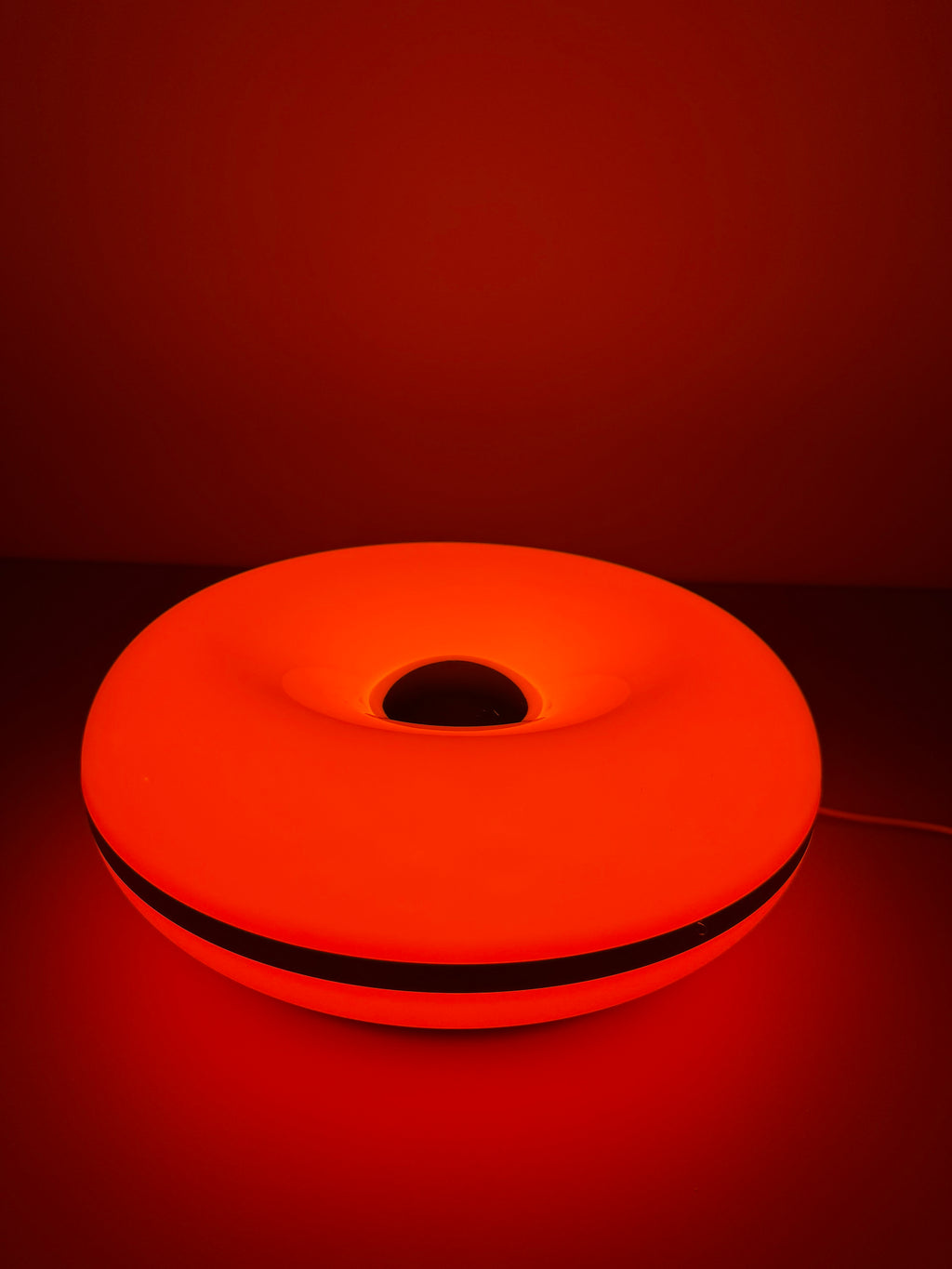Orbit Glow Ember - orangene Design-Lampe mit Kabel & Touch
