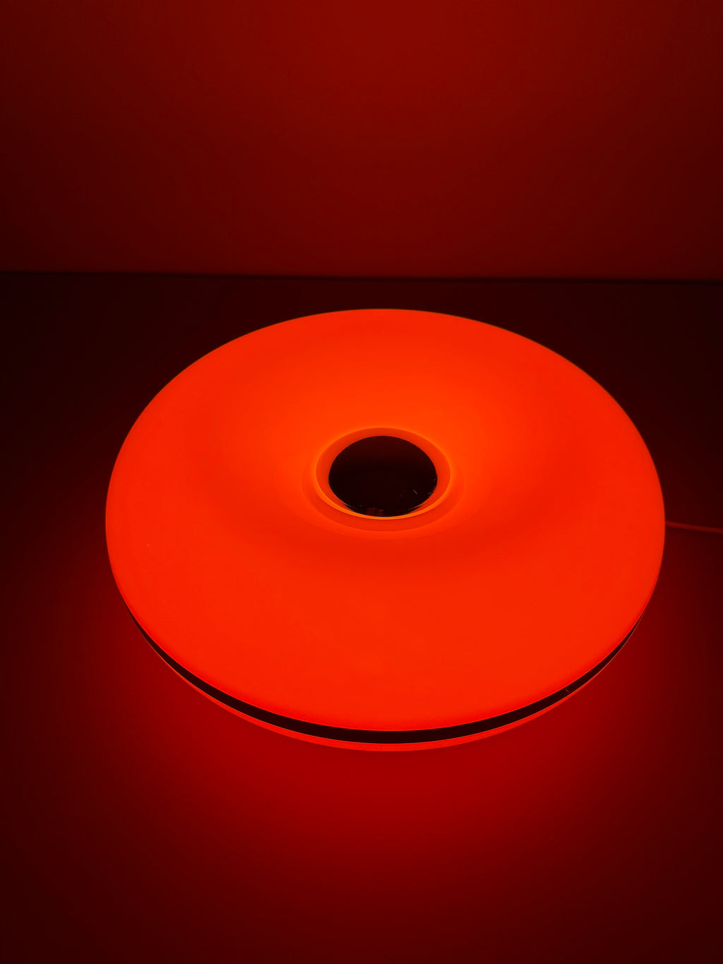 Orbit Glow Ember - orangene Design-Lampe mit Kabel & Touch