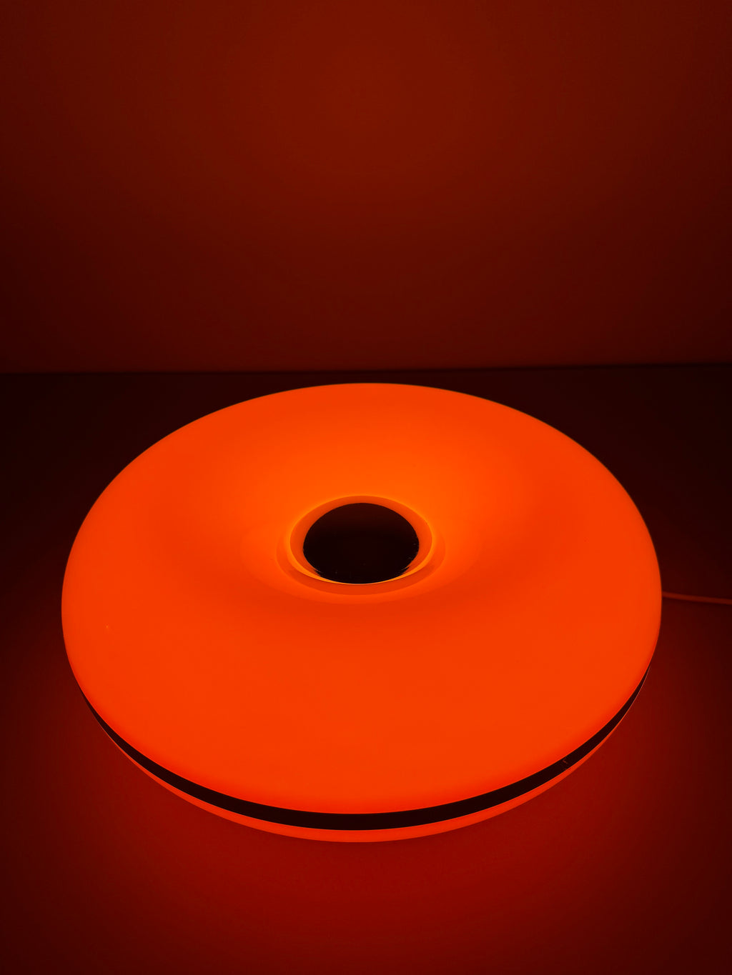 Orbit Glow Ember - orangene Design-Lampe mit Kabel & Touch