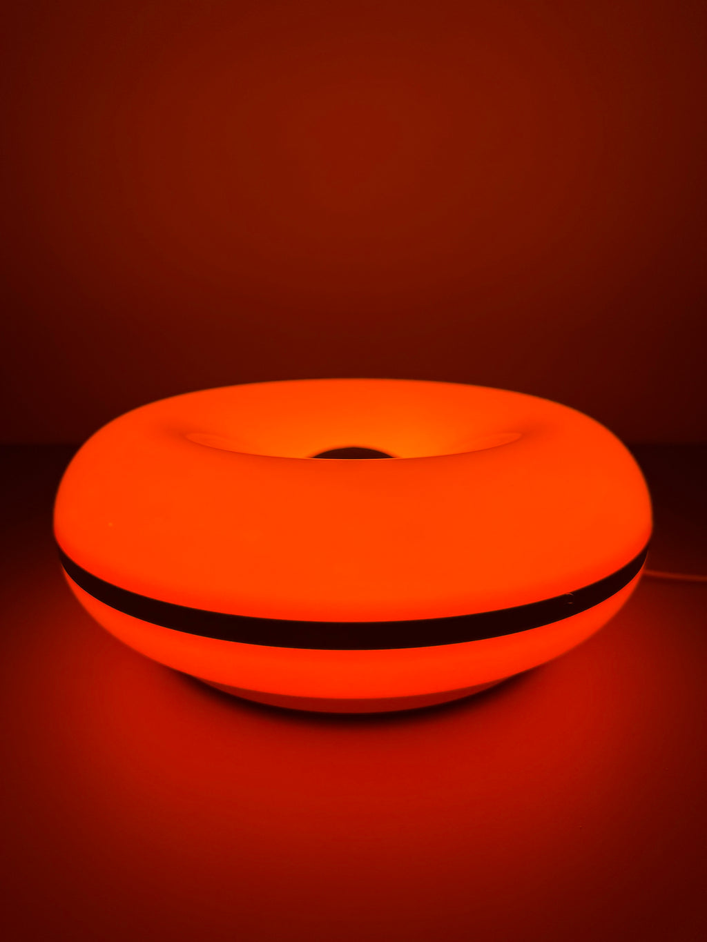 Orbit Glow Ember - orangene Design-Lampe mit Kabel & Touch