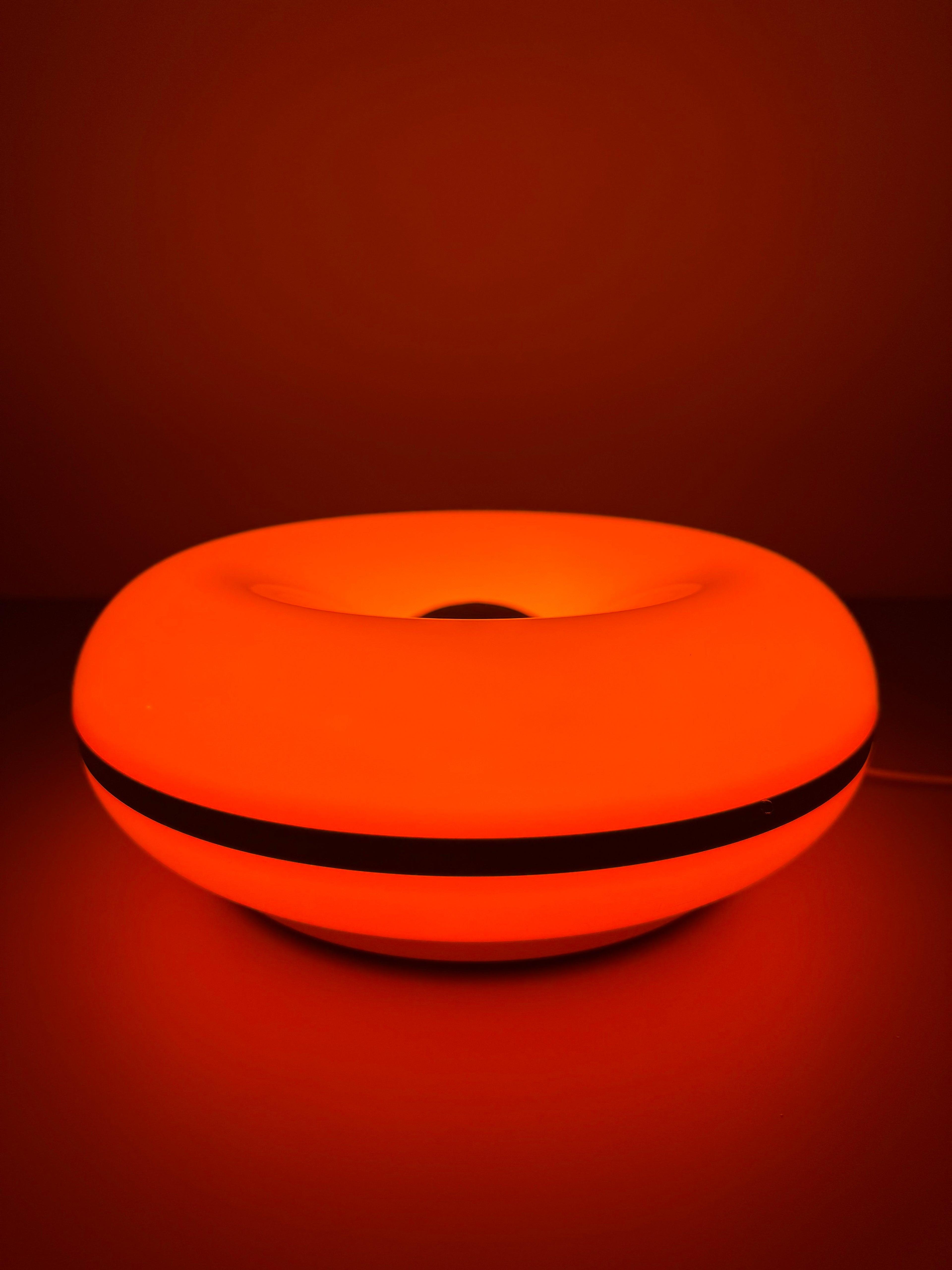 Orbit Glow Ember - orangene Design-Lampe mit Kabel & Touch
