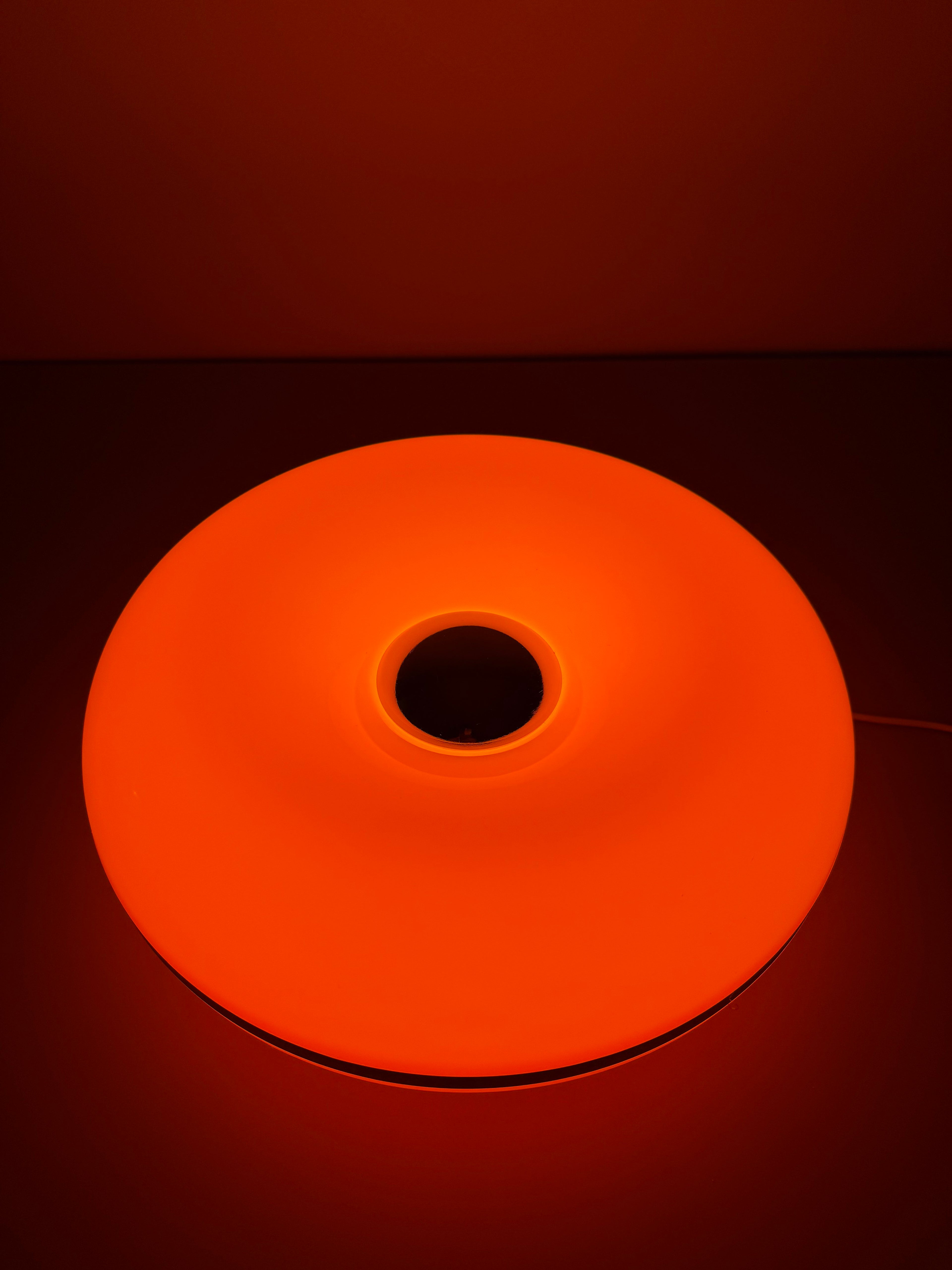 Orbit Glow Ember - orangene Design-Lampe mit Kabel & Touch