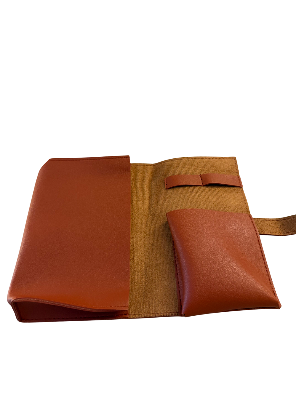 Cable Mate - Braunes Kunstleder-Etui für Ladekabel