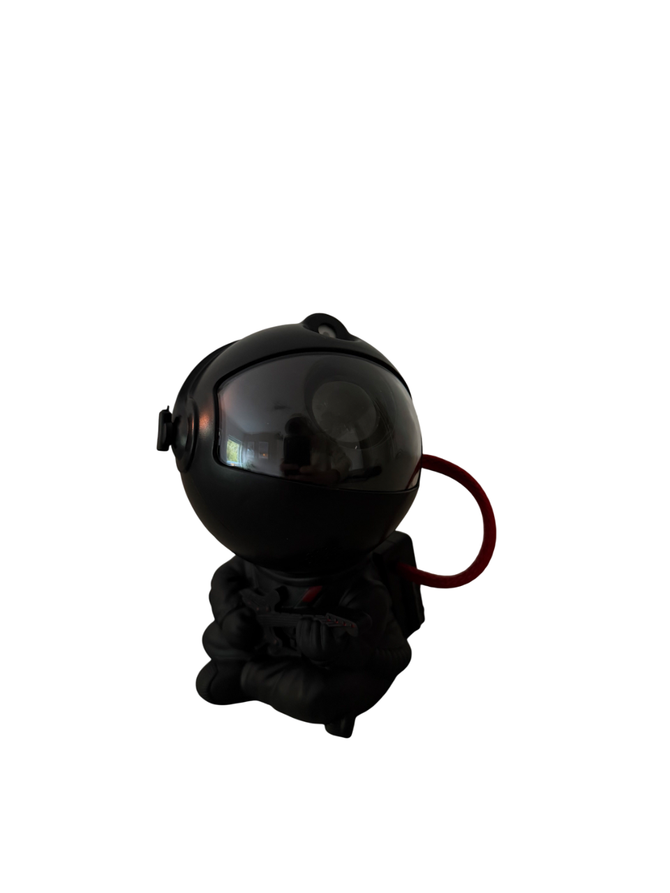 Cosmo Guard - Schwarze Actionfigur mit Kosmos-Projektion