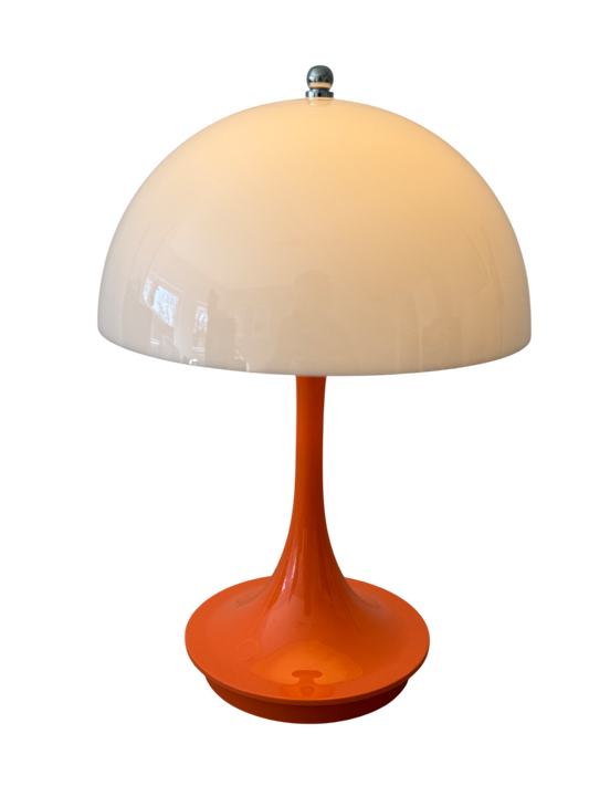 Limitierte Amber Flux Pilzlampe - orange Deko im Sommer