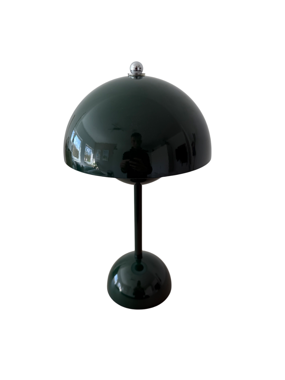 Pilzlampe Forest Glow – Große grüne Retro LED-Tischleuchte