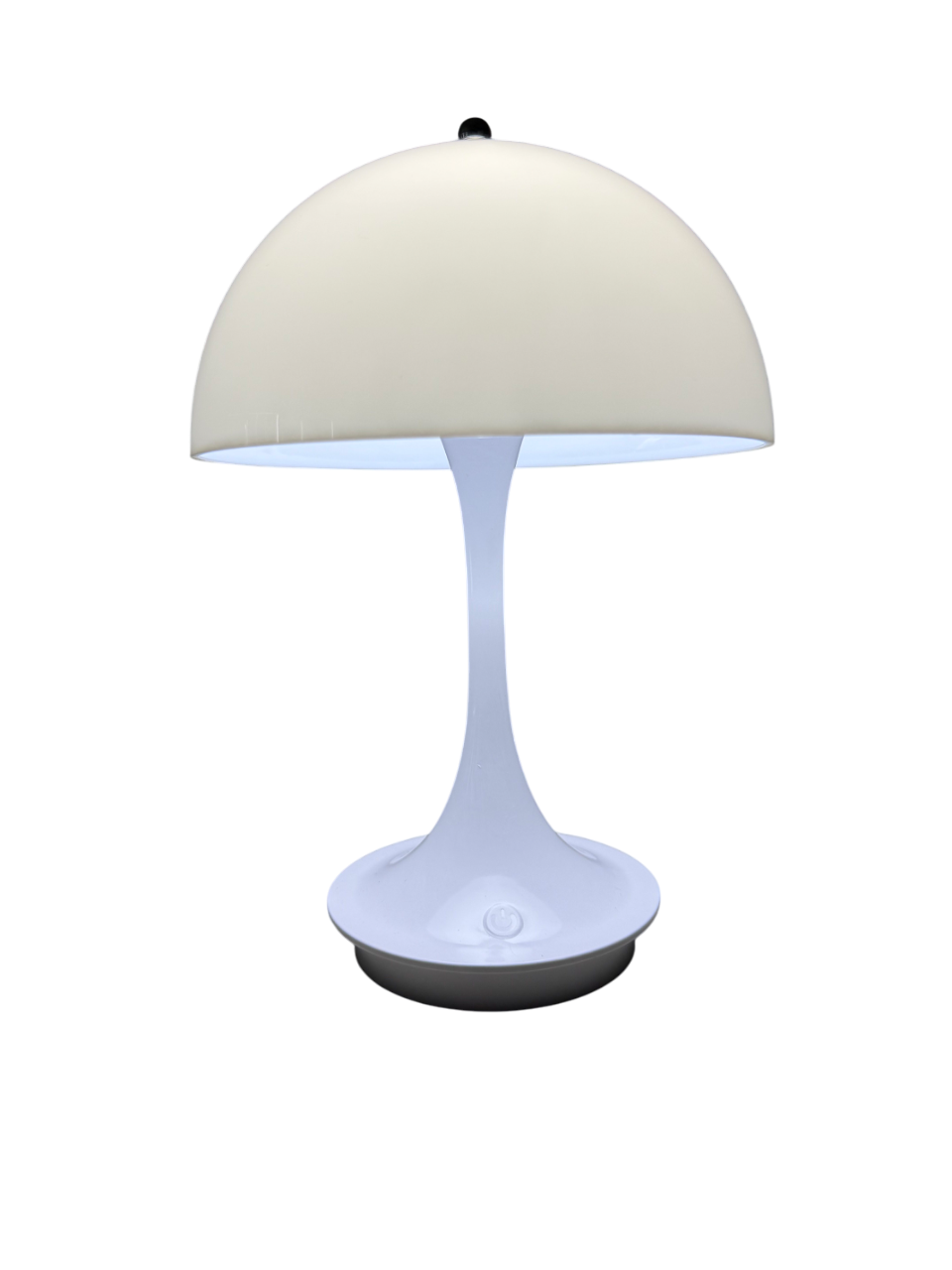 „Pure Glow“ – Die weiße Design-Pilzlampe