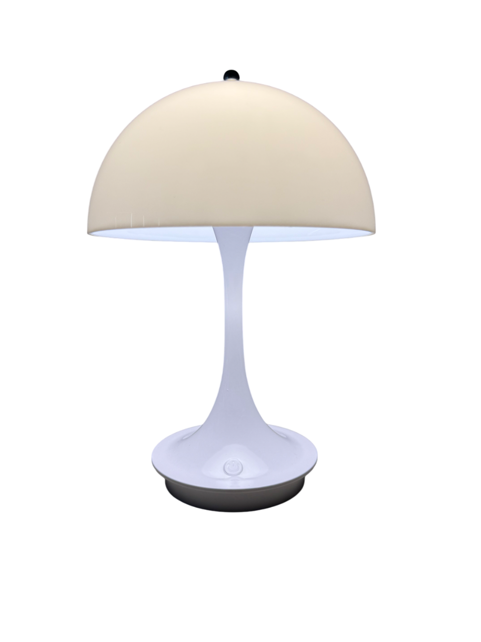 „Pure Glow“ – Die weiße Design-Pilzlampe