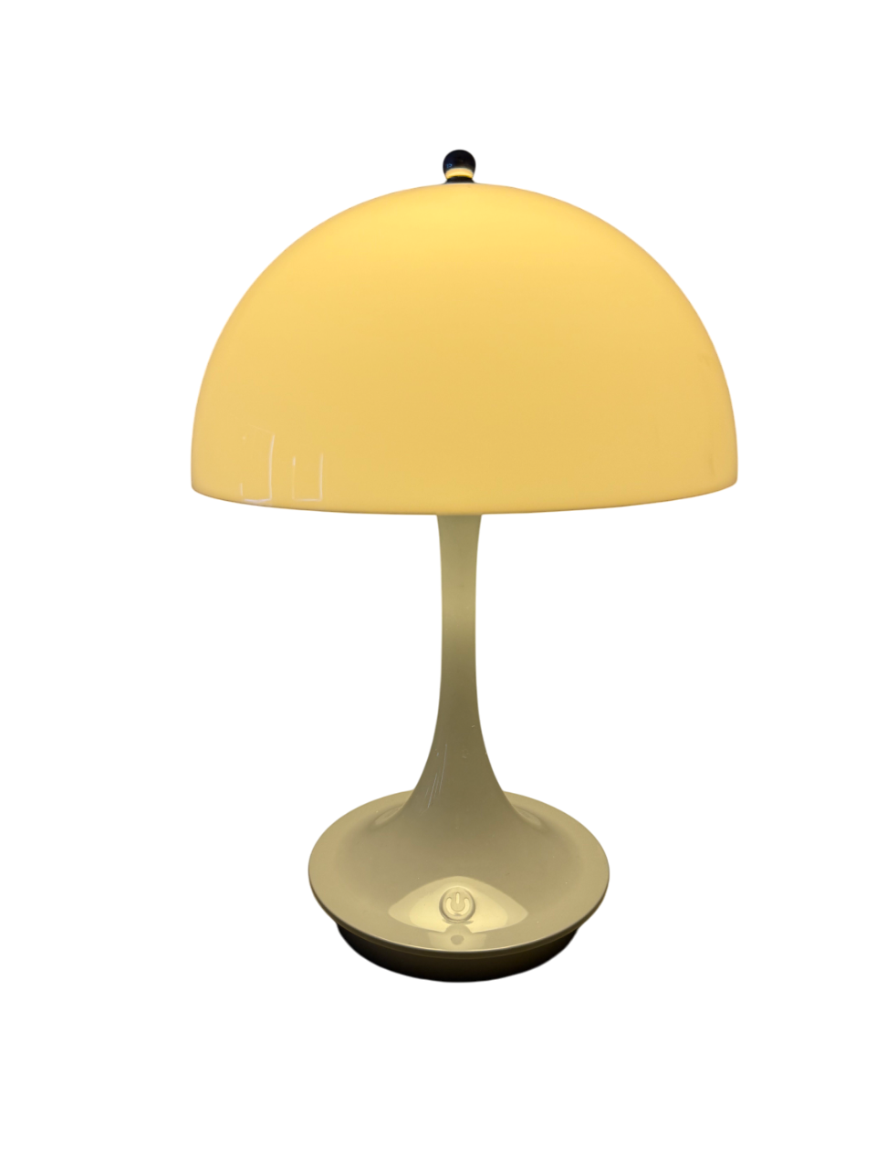 Limitierte Slate Calm Pilzlampe – grau & stilvoll im Sommer & Winter