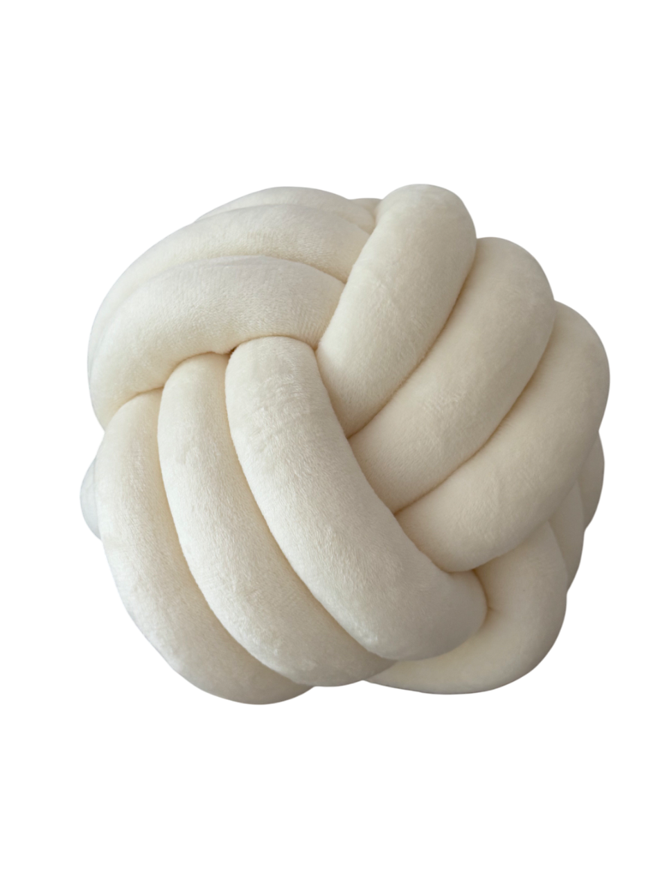 Limitiertes Twist Pure Knotenkissen Weiß – stylisch & gemütlich