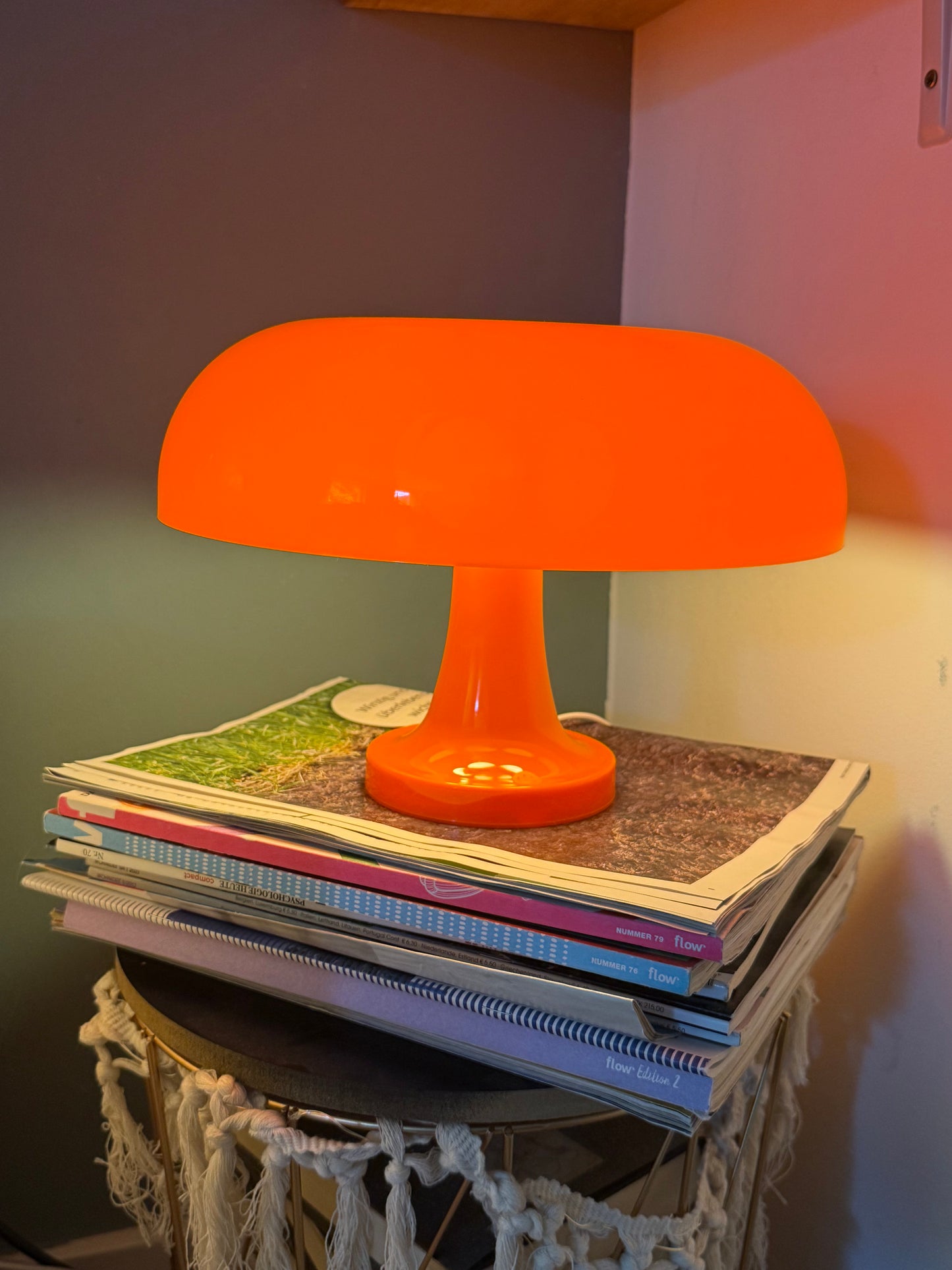 Limitierte Amber Flux Classic Lampe – stylisch & warm