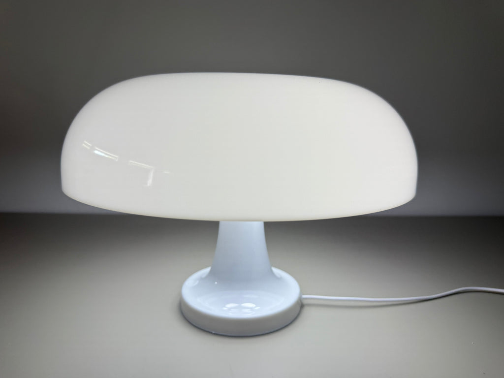 LumiShroom Classic - Weiße Pilzlampe mit Kabel