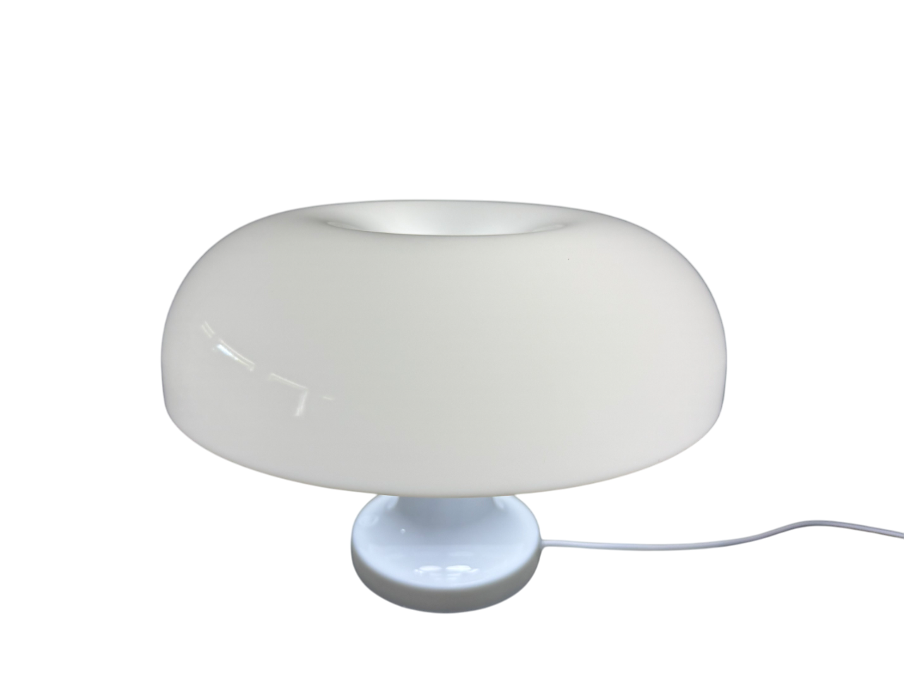 LumiShroom Classic - Weiße Pilzlampe mit Kabel