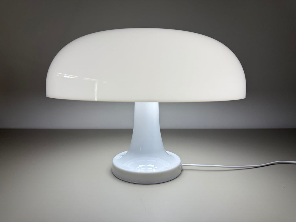 LumiShroom Classic - Weiße Pilzlampe mit Kabel