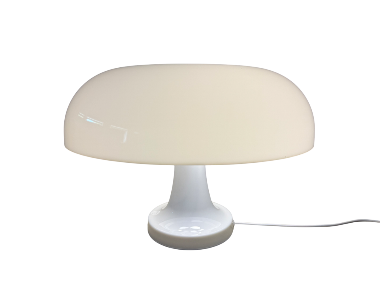 LumiShroom Classic - Weiße Pilzlampe mit Kabel