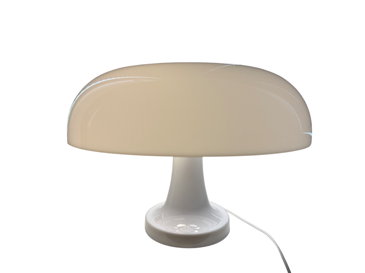 LumiShroom Classic - Weiße Pilzlampe mit Kabel